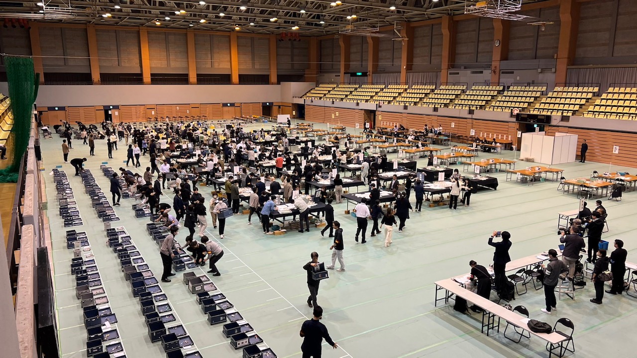 上越市長選挙 投票率56.63％(前回より9.46ポイント減)　