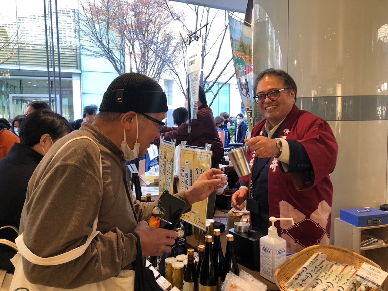 妙高の日本酒＆新米！雪國商店in交通会館マルシェ 30日(日)まで開催中