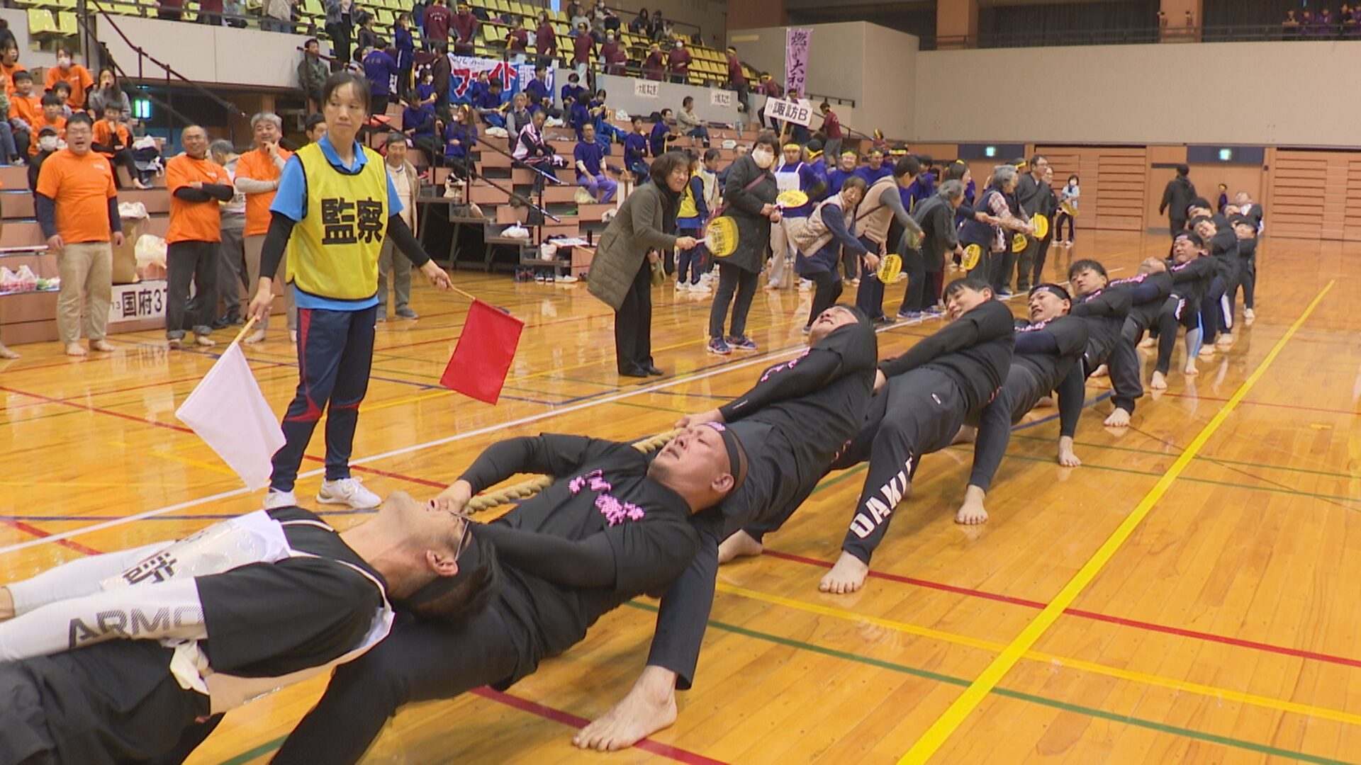 29チームが熱戦！上越市ファミリー綱引き大会