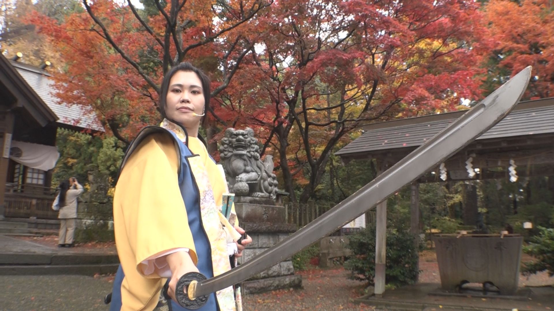 越後上越おもてなし武将隊 新メンバー「河田長親」加入！春日山神社でお披露目式