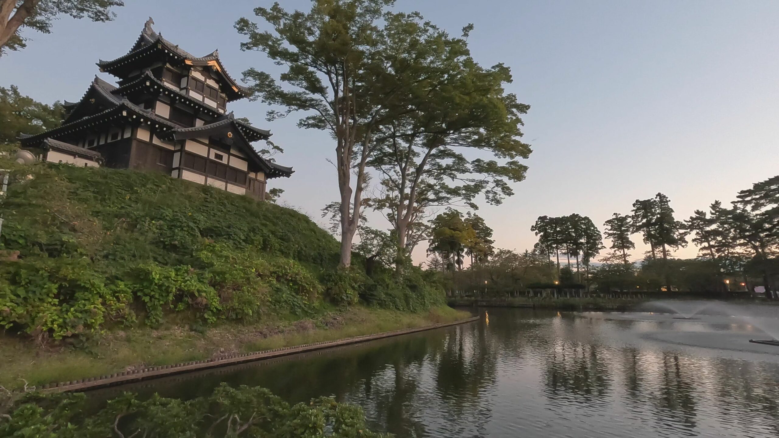 【動画】暮色蒼然 高田城址公園