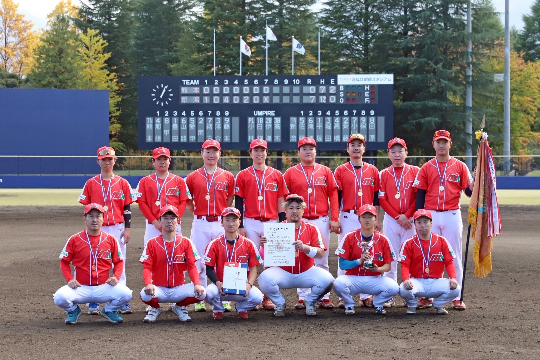 社会人軟式野球の全国大会で2連覇！三井企画野球倶楽部