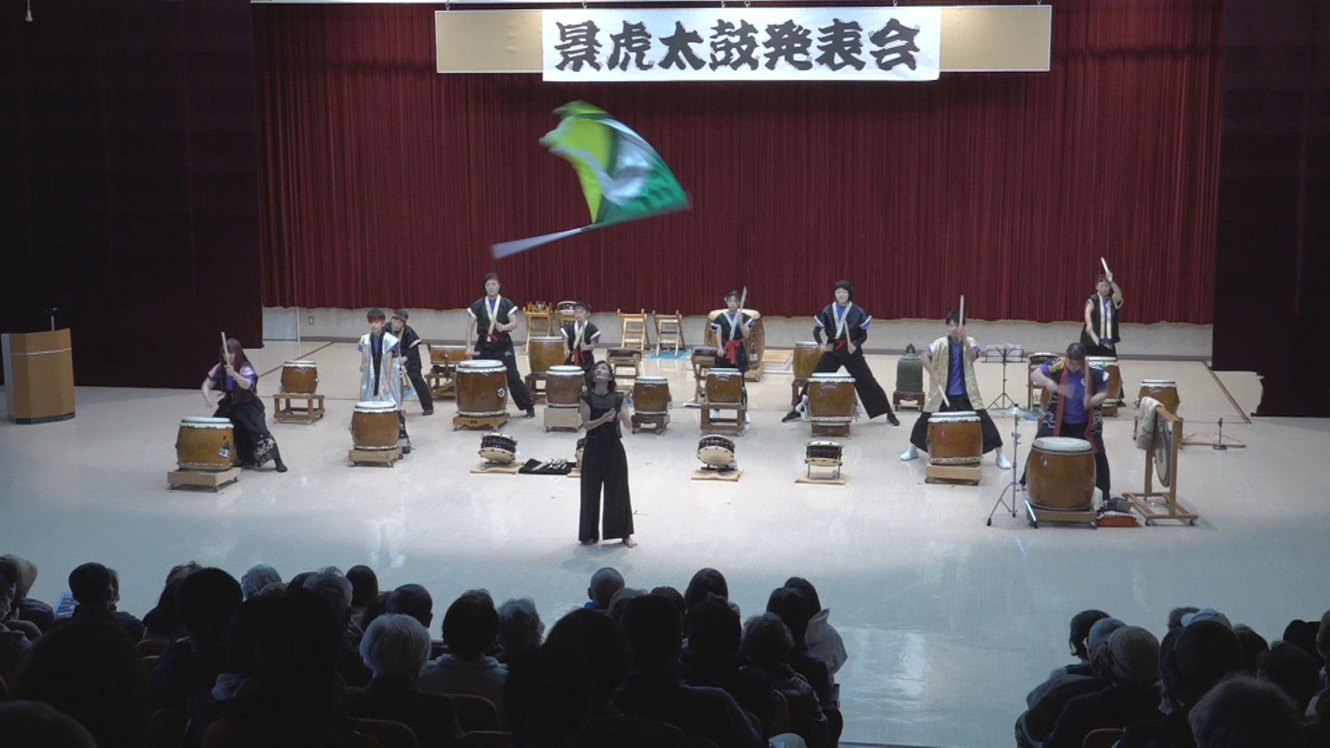 和太鼓グループ「景虎太鼓」1年の成果を披露！