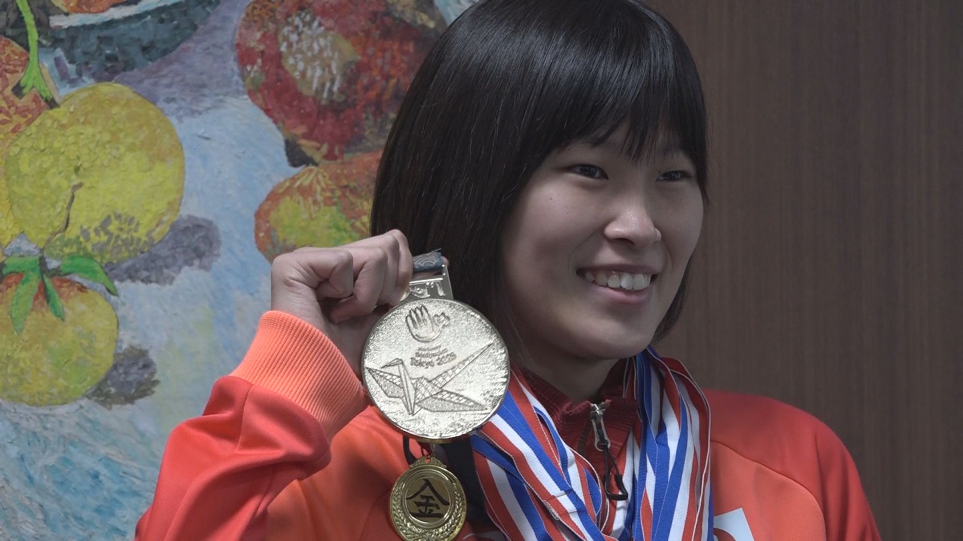 金メダル！デフバレー女子 岡田夕愛選手が凱旋報告