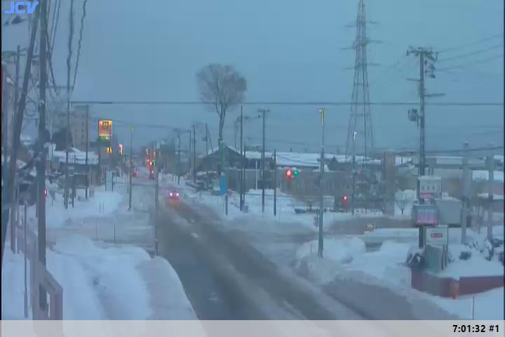 上越地方の山沿いは25日(日)昼前にかけて交通障害に警戒