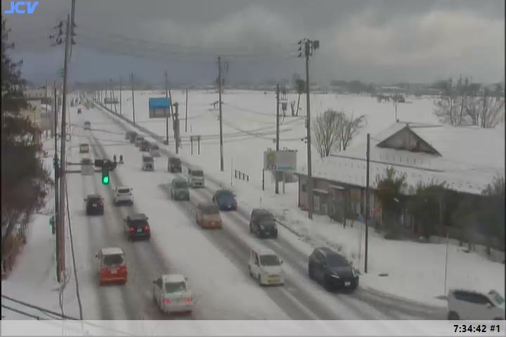 上越地方 22日(木) 朝までに山沿い積雪最大70センチ、平地60センチの予想