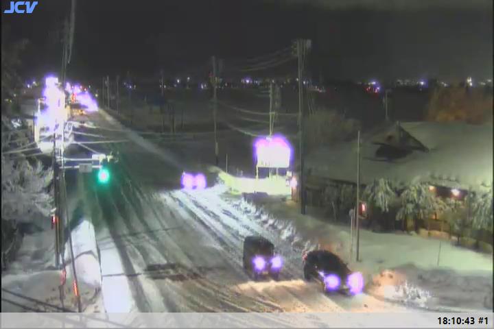 明け方にかけて大雪による交通障害に注意警戒