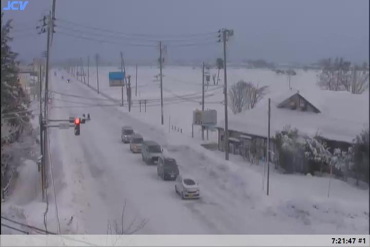 12日(月)昼過ぎにかけて大雪による交通障害に注意警戒