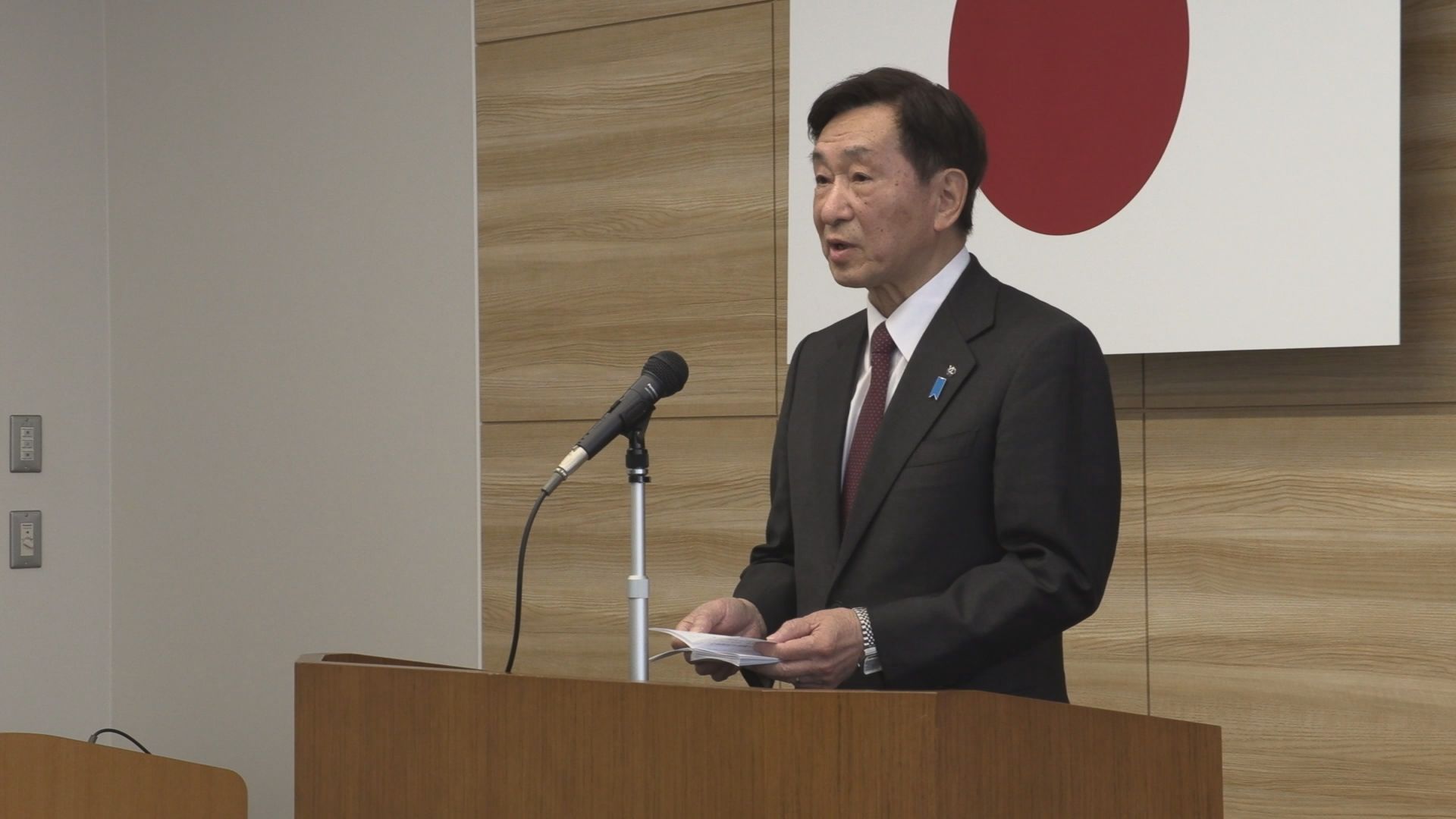 消防力の強化を 小菅市長が消防職員に年頭訓示