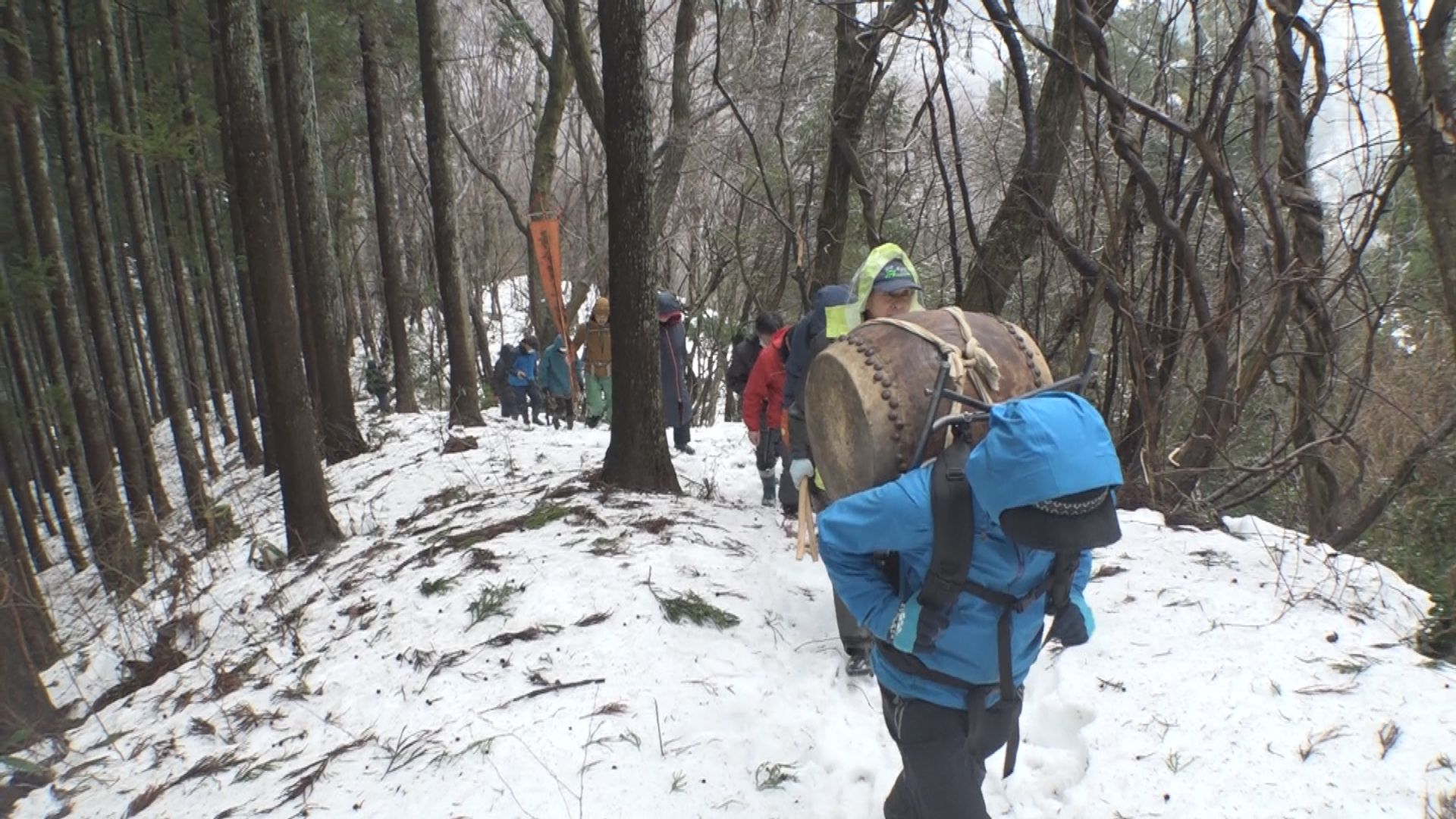 上正善寺地区 600年以上続く小正月行事「大神送り」