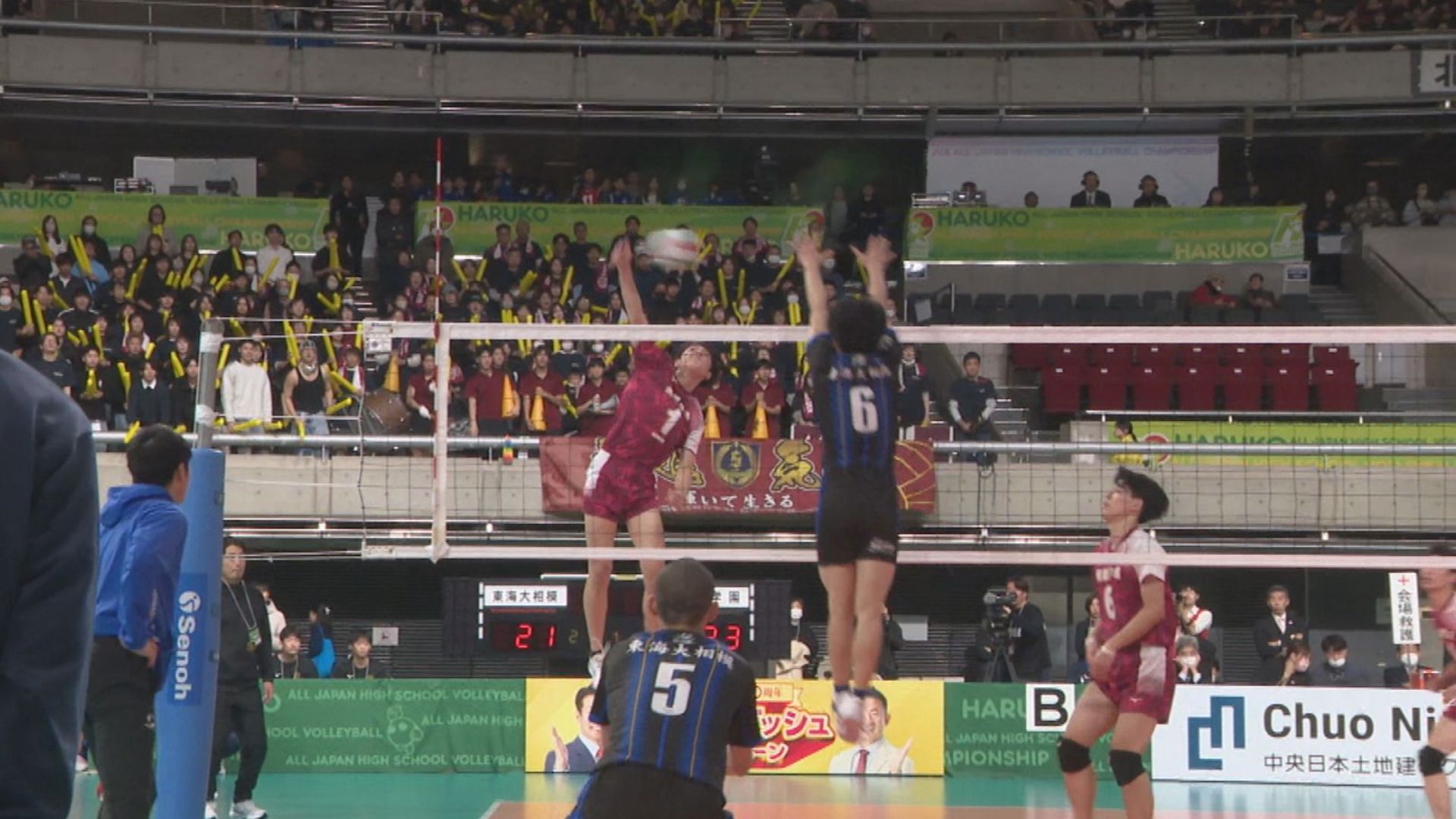 関根学園惜敗 大接戦もあと一歩及ばす 春高に確かな足跡を残す