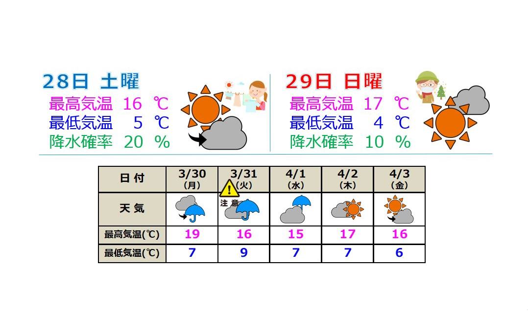 土日は花粉飛散量増加  月曜日は季節外れの暖かさになる予想