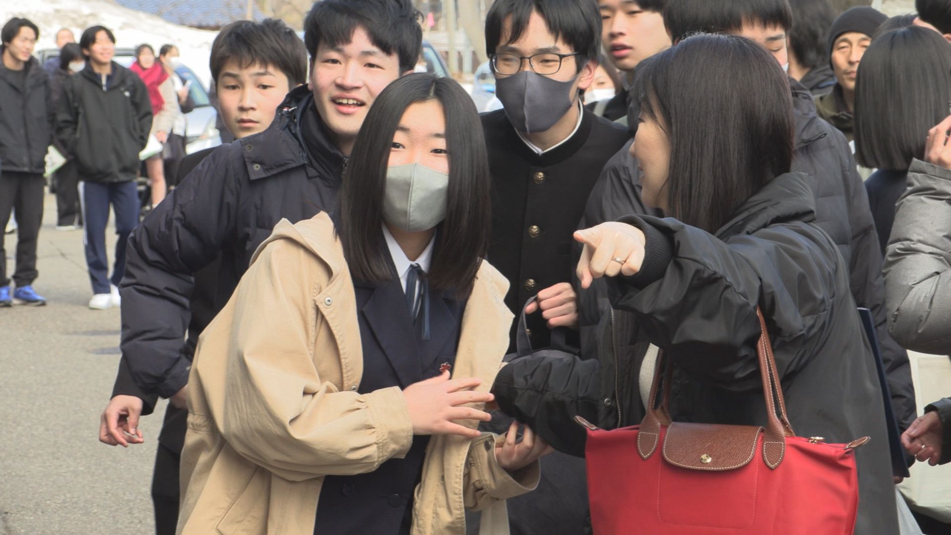 サクラ咲く！県立高校合格発表