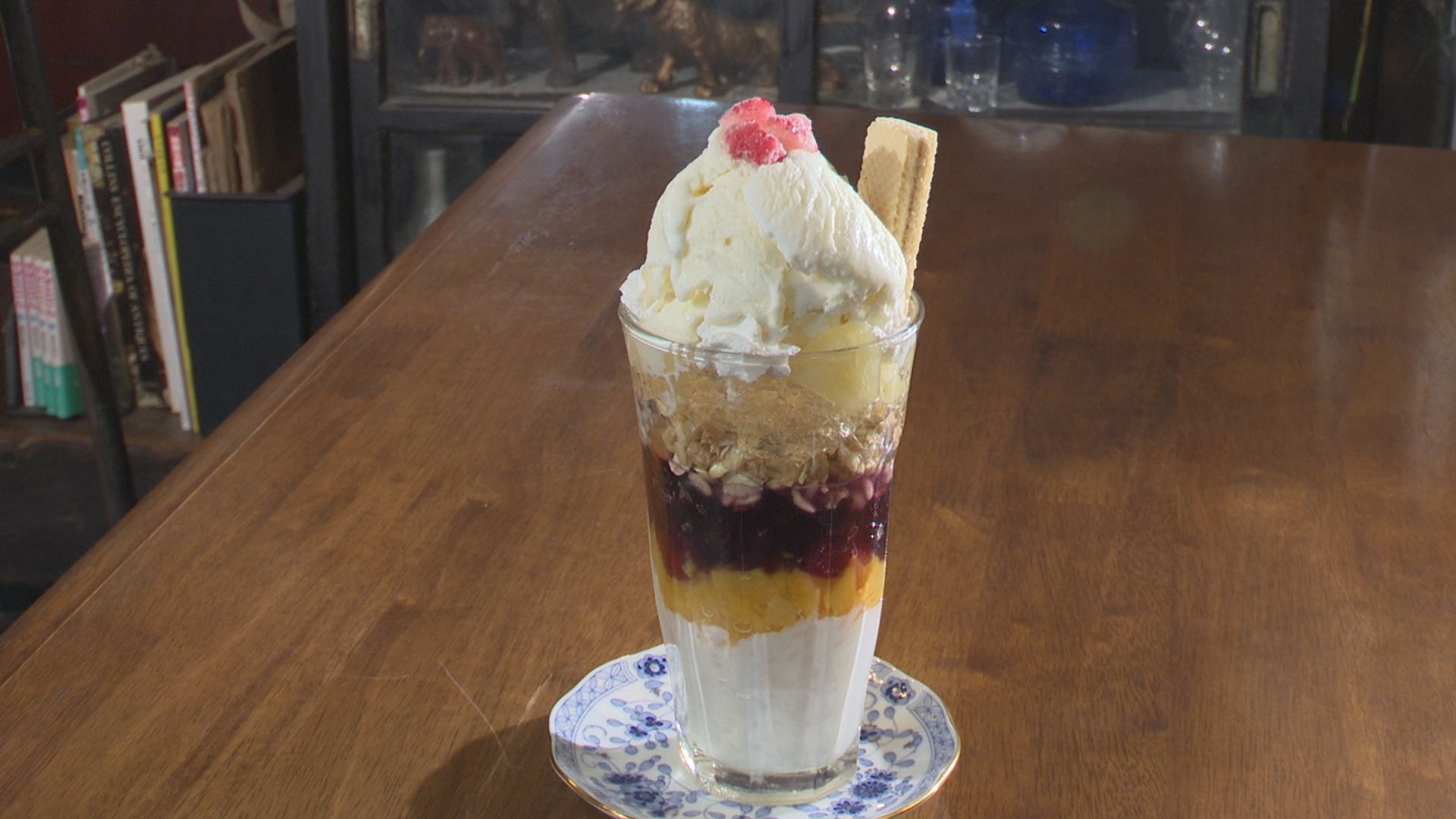 地酒を使ったパフェ！上越市三和区 喫茶去で4月から提供開始