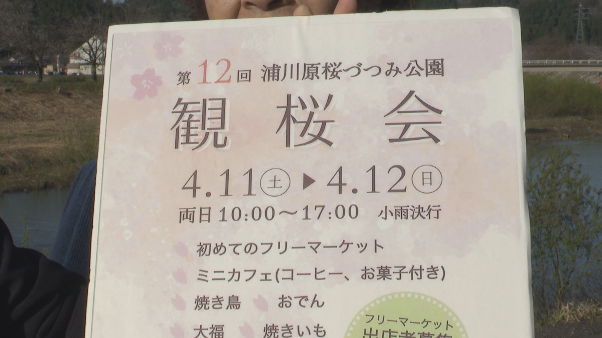 保倉川沿い1.5キロのサクラ並木 今週末に観桜会
