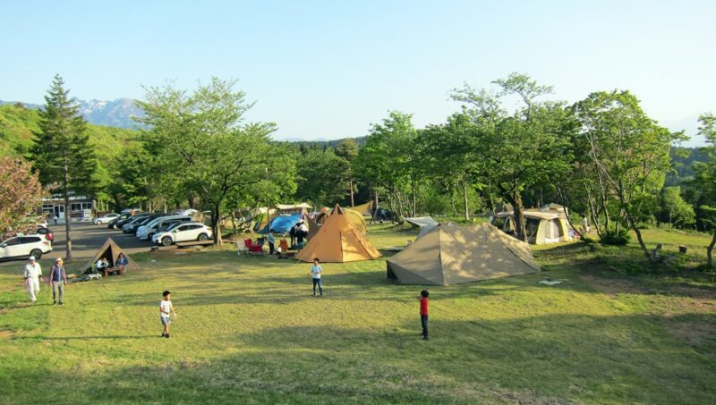 キャンプ場ガイド ～大和川森林公園 高ノ峰プラトー～（糸魚川市大和川）