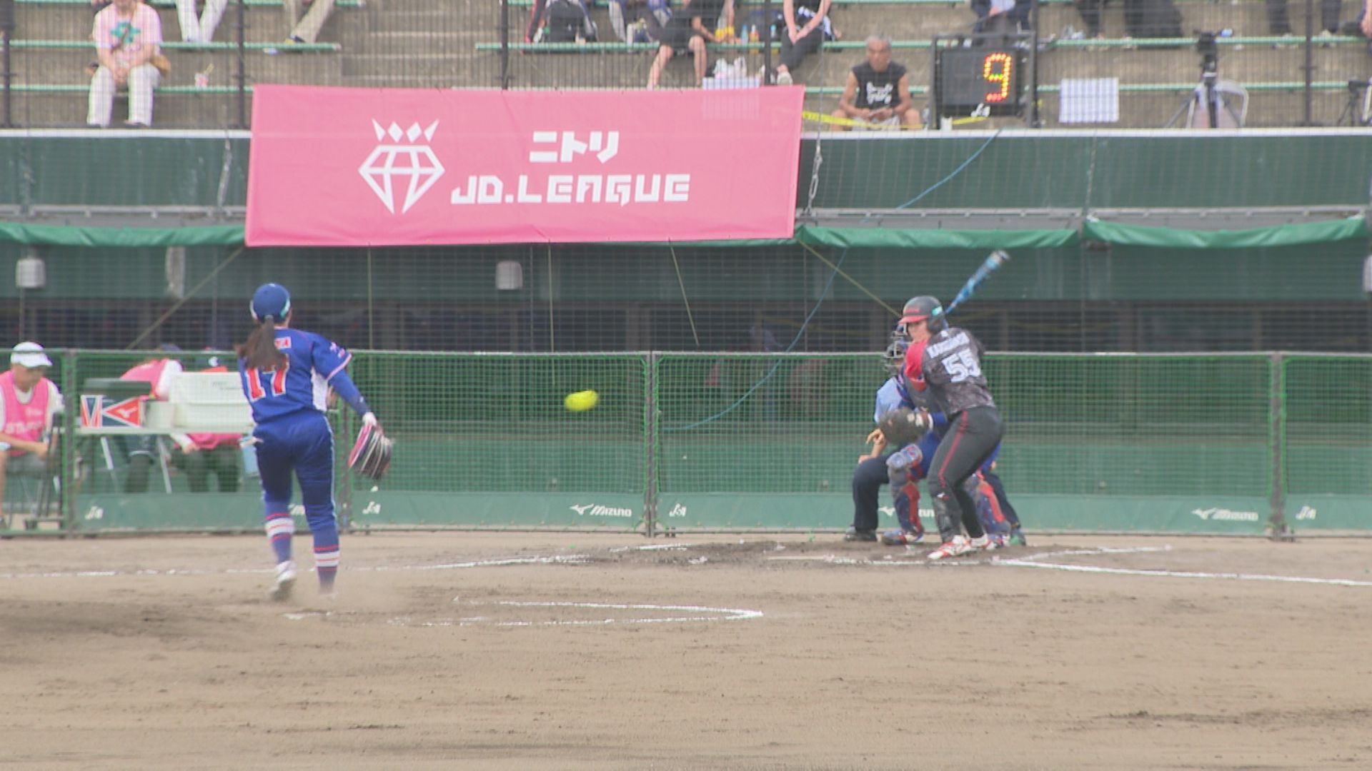 「JDリーグ」太陽誘電ソルフィーユ ホームランで会場沸かす！