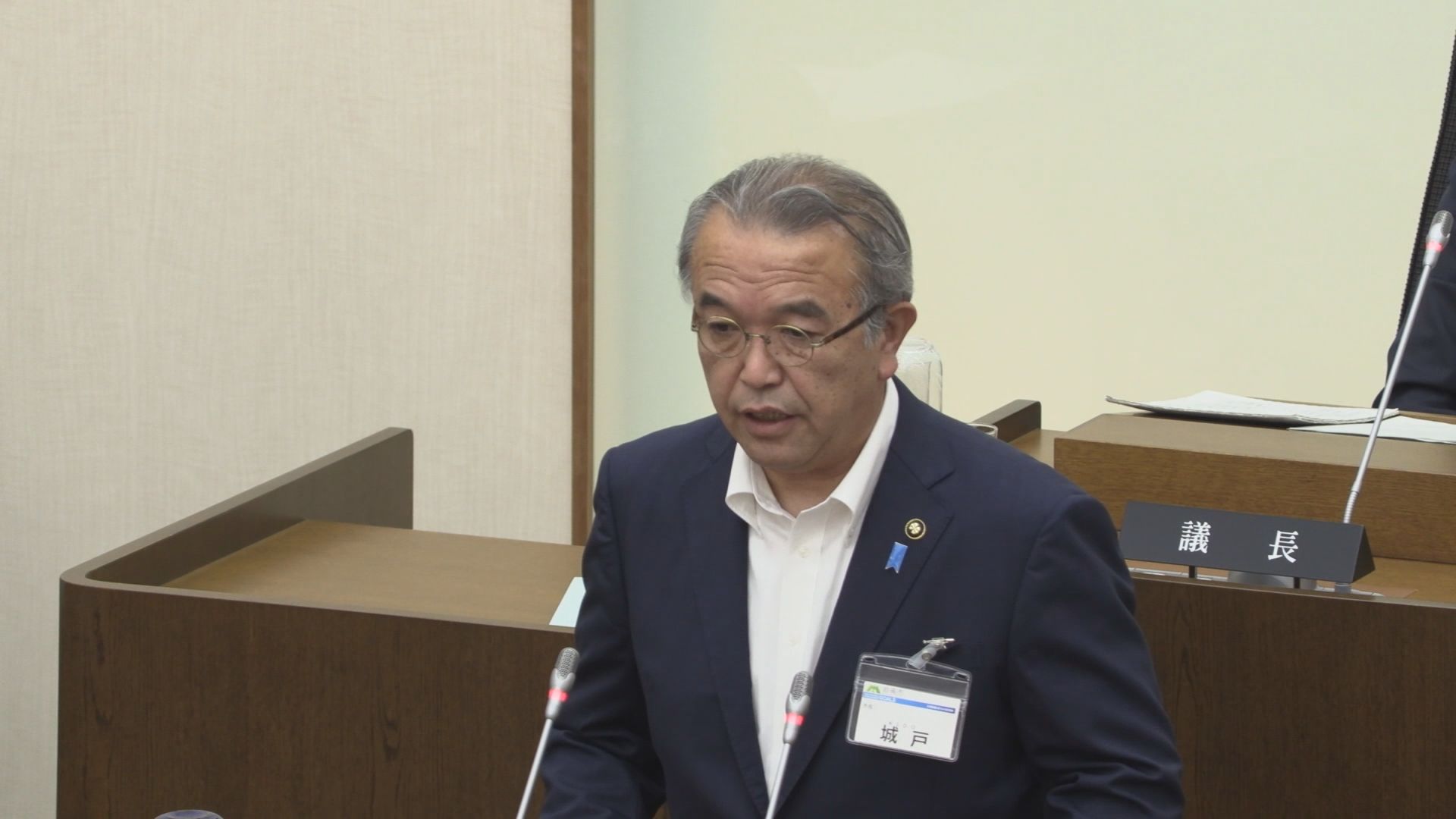 今秋の妙高市長選挙 現職の城戸市長が立候補表明