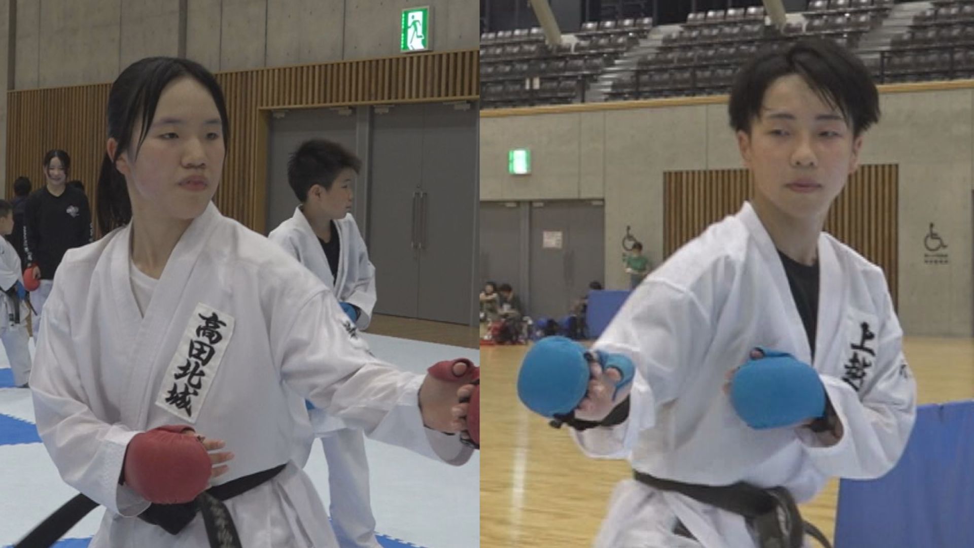 同じ道場で切磋琢磨！インターハイ空手組手出場 上越高校1年 齋藤静矢朗さん／高田北城高校1年 八木呼春さん