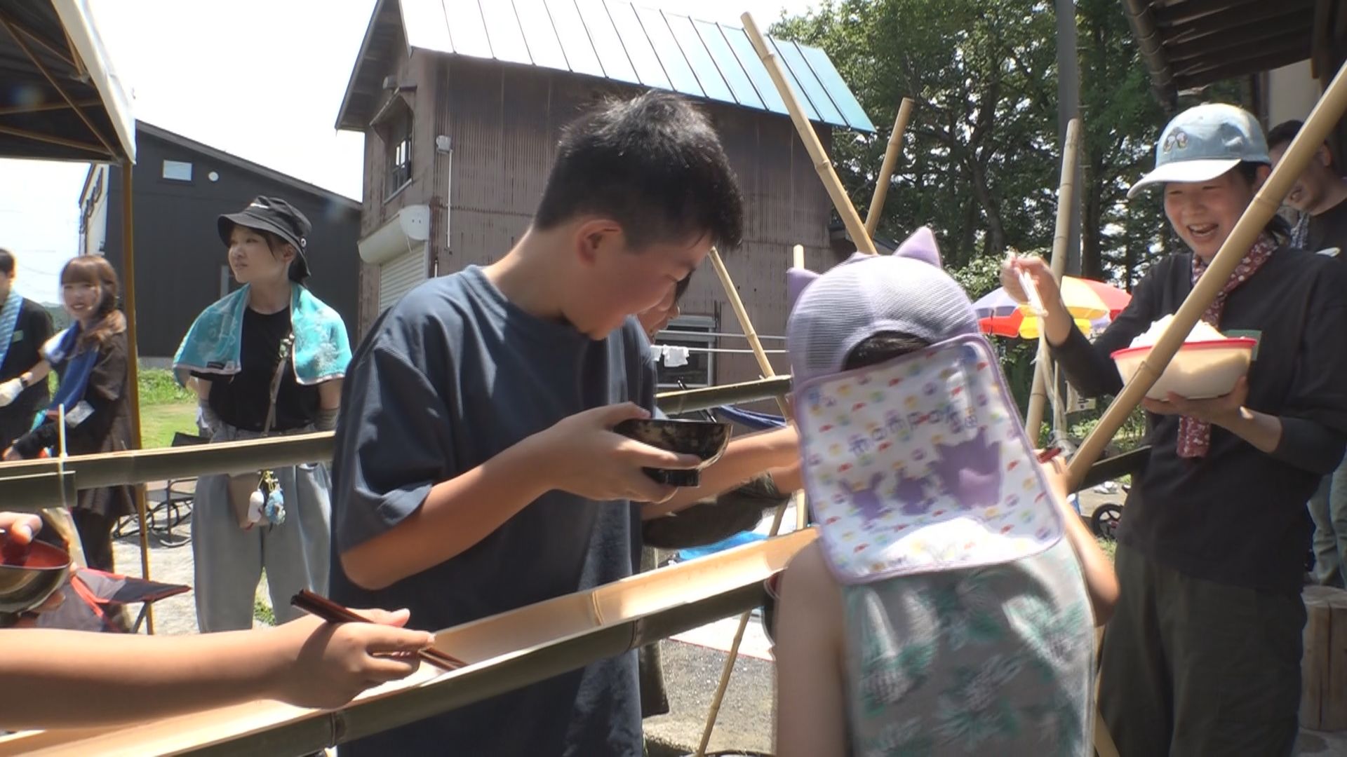 親子で流しそうめんや縁日！清里いばしょベースCha-yaで外遊び