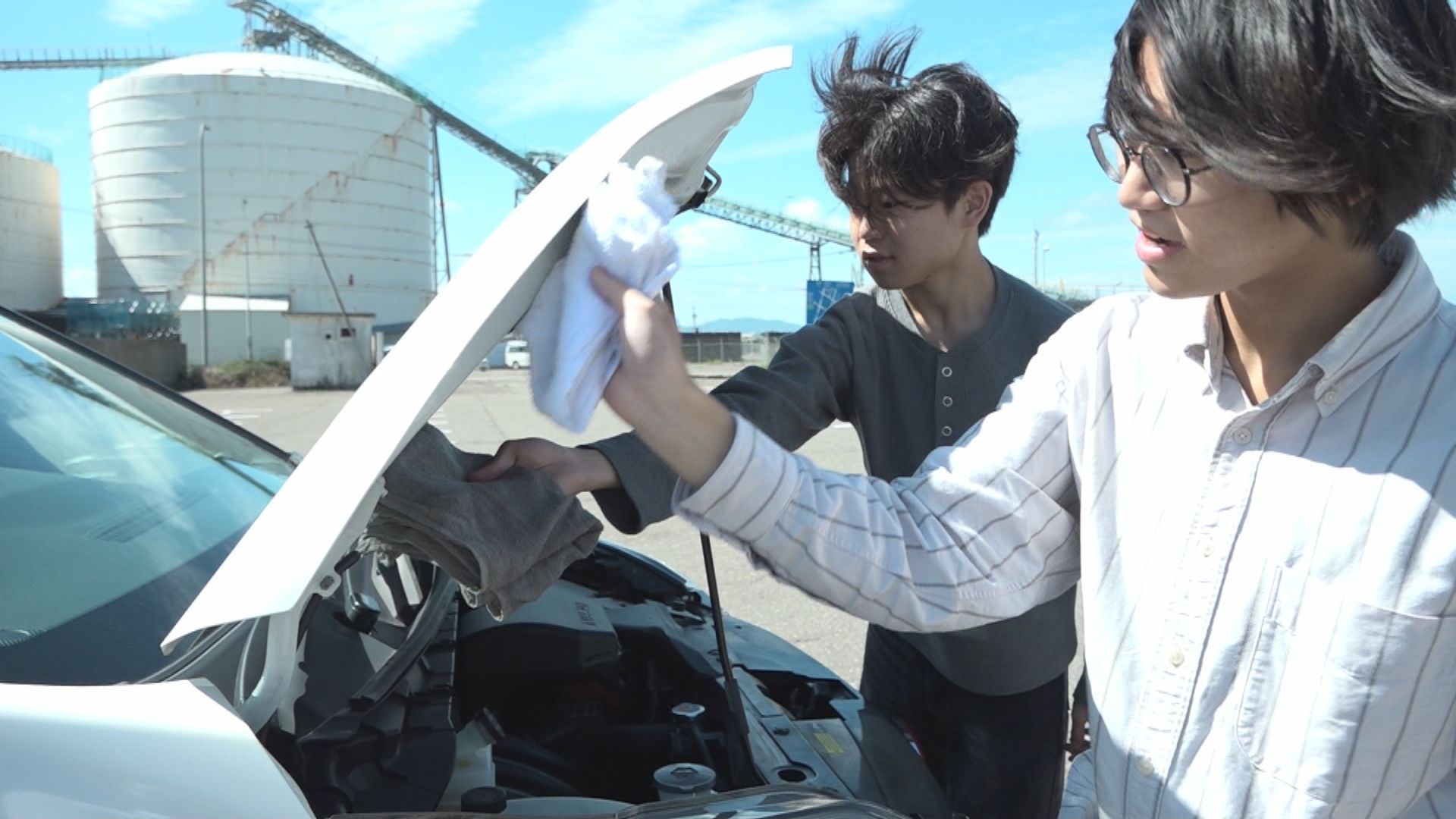 ライトシップ高等学院生 「洗車」&「カフェ」で地域活性化めざす！